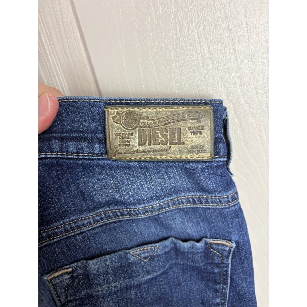 Diesel Jeans Livier Super Slim Jegging Wash 0661A Stretch Womens Size 26 141 - Picture 6 of 10